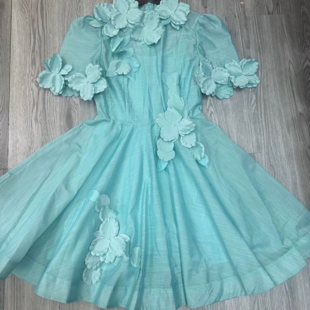Blue dress